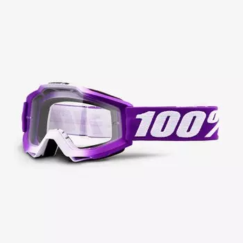 Очки велосипедные 100% Accuri, подростковые, JR Framboise / Clear Lens, 50300-287-02