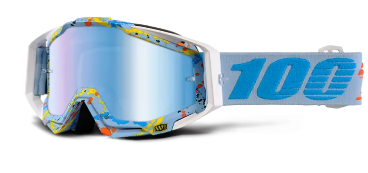 Очки велосипедные 100% Racecraft Hyperloop / Mirror Blue Lens, 50110-193-02