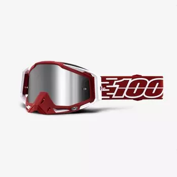 Очки велосипедные 100% Racecraft, Plus Gustavia / Injected Silver Flash Mirror Lens, 50120-341-02