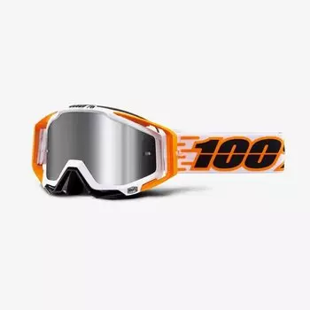 Очки велосипедные 100% Racecraft Plus Illumina / Injected Silver Flash Mirror Lens, 50120-276-02