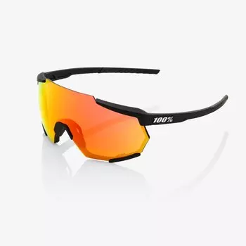 Очки велосипедные 100% Racetrap Soft Tact Black / HIPER Red Multilayer Mir, спортивные, 61037-100-43