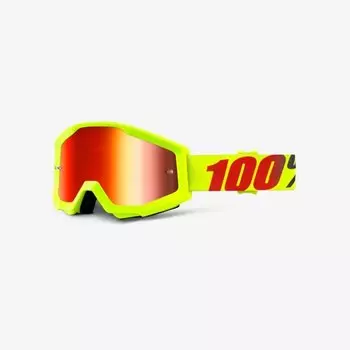 Очки велосипедные 100% Strata Mercury / Mirror Red Lens, 50410-235-02