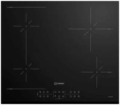 Индукционная варочная панель INDESIT IB 41B60 BF, 4 конфорки, черный (869890400080)