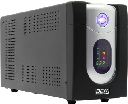 ИБП Powercom Imperial 1200, 1200 В·А, 720 Вт, IEC, розеток - 6, USB, черный (IMD-1200AP)