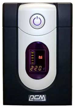 ИБП Powercom Imperial 3000, 3000 В·А, 1.8 кВт, IEC, розеток - 6, USB, черный (IMD-3000AP)
