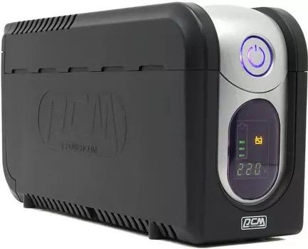 ИБП Powercom Imperial 625, 625 VA, 375 Вт, IEC, розеток - 5, USB, черный (IMD-625AP)