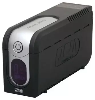 ИБП Powercom Imperial 825, 825 VA, 495 Вт, IEC, розеток - 5, USB, черный (IMD-825AP)