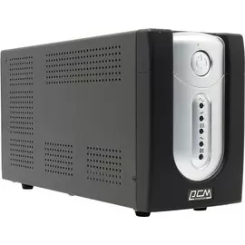 ИБП Powercom Imperial 1500AP, 1500 В·А, 900 Вт, IEC, розеток - 6, USB, черный/серебристый (IMP-1500AP)