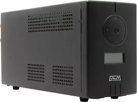 ИБП Powercom INF-1500, 1500 В·А, 1.05 кВт, EURO, розеток - 2, USB, черный (без аккумуляторов)