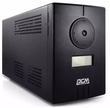 ИБП Powercom Infinity INF-3000, 3000 В·А, 1.8 кВт, EURO, розеток - 2, USB, черный (INF-3000) (без аккумуляторов)
