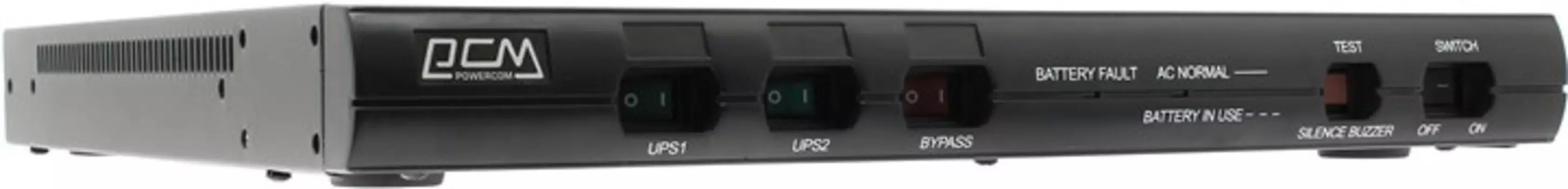 ИБП Powercom King Pro, 600 VA, 360 Вт, IEC, розеток - 5, USB, 1U черный (KIN-600AP-RM)