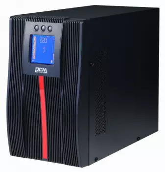 ИБП Powercom Macan MAC-1500, 1500 В·А, 1.5 кВт, IEC, розеток - 6, USB, черный (MAC-1500)