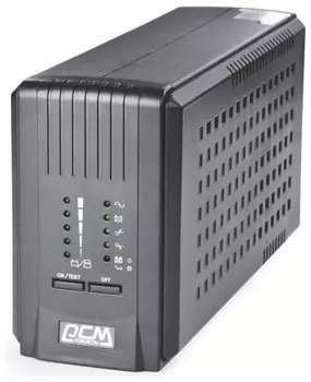 ИБП Powercom Smart King Pro + SPT-500-II, 500 VA, 400 Вт, IEC, розеток - 5, USB, черный