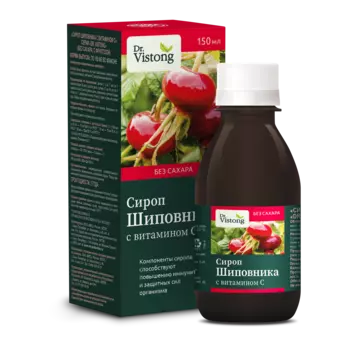 Dr.Vistong, сироп Шиповника с витамином С, 150 мл