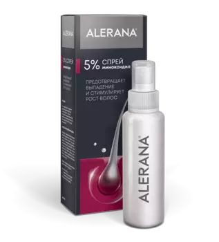 Алерана, спрей 5% 60 мл, 1 шт.