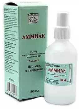 Аммиак, раствор 10%, 100 мл