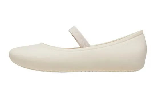 Детские кожаные туфли Kids Low-top White Crocs, белый