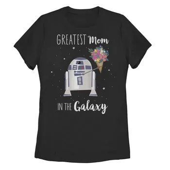 Футболка для юниоров «Звездные войны R2-D2 Величайшая мама в галактике» Licensed Character