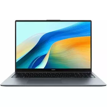 Ноутбук Huawei MateBook D16 Core i5-12450H/16Gb/512Gb/16FHD/Win11 серый (53013WXF)
