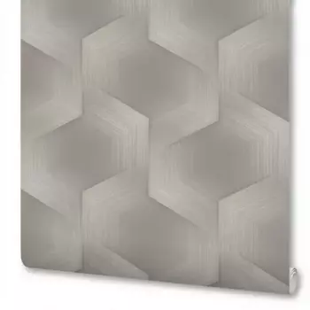 Обои флизелиновые Wallsecret Hudson кофейные 1.06 м 9083-23