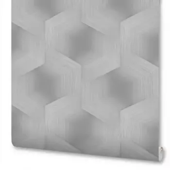 Обои флизелиновые Wallsecret Hudson серые 1.06 м 9083-24