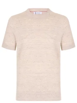 Футболка льняная BRUNELLO CUCINELLI