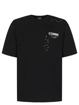Футболка хлопковая COMME DES FUCKDOWN