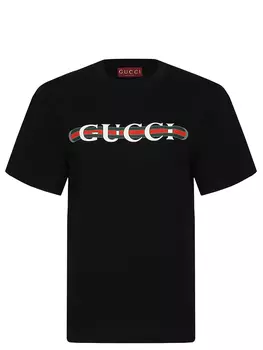 Футболка хлопковая GUCCI