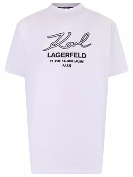 Футболка хлопковая KARL LAGERFELD