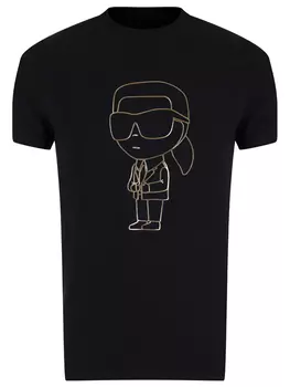Футболка хлопковая KARL LAGERFELD