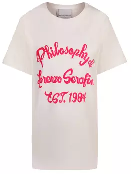 Футболка хлопковая PHILOSOPHY DI LORENZO SERAFINI