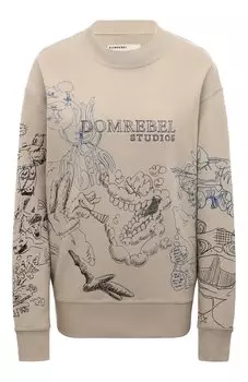 Хлопковый свитшот DOMREBEL