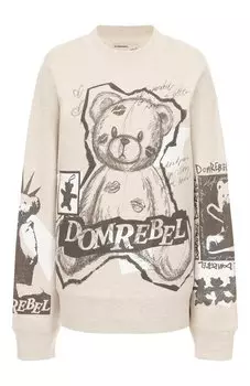 Хлопковый свитшот DOMREBEL