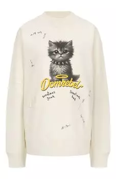 Хлопковый свитшот DOMREBEL