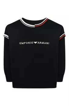Хлопковый свитшот Emporio Armani