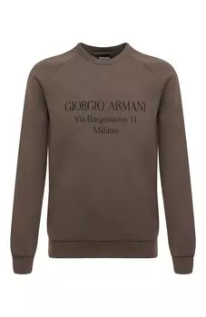 Хлопковый свитшот Giorgio Armani