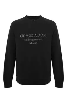 Хлопковый свитшот Giorgio Armani