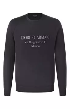 Хлопковый свитшот Giorgio Armani