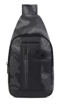 10.1" Рюкзак Piquadro Brief2, черный камуфляж (CA4536BR2/CAMOREFN)