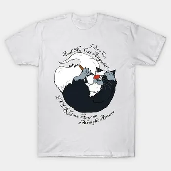 Футболка женская I Be A Cat Harajuku Print Kawaii футболка летняя женская футболка с коротким рукавом топ футболка S