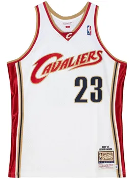 Топ NBA Cleveland Cavaliers 03 LeBron James Mitchell & Ness, белый