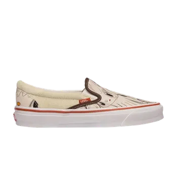 Слипоны Javier Calleja x OG Classic Slip-On LX Vans, коричневый