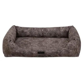 Лежак DOGMODA д/собак Бинго съемный чехол 97 х75 х 20 см коричневая