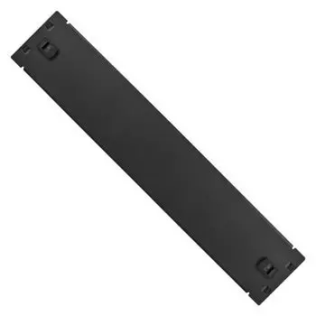 Фальшпанель Exegate FP19-2UM-TL EX292880RUS 19" 2U, металлическая, быстросъемная, цвет черный, RTL