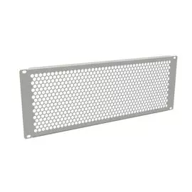 Фальшпанель Hyperline BPD-4-RAL7035 перфорированная на 4U, цвет серый (RAL 7035)