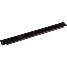 Фальшпанель Lanmaster LAN-DC-TLBRP-1U 19" с щеточным вводом 1U, быстросъемная, черная