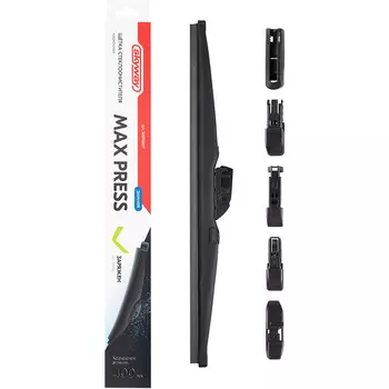 Щетка стеклоочистителя каркасная Skyway Max Press 400мм/16" (art.S02703017)