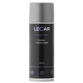 Смазка Lecar графитовая 520 мл аэрозоль