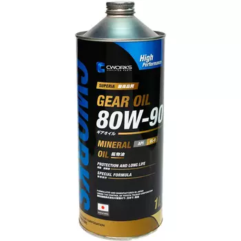 Трансмиссионное масло CWORKS SUPERIA GEAR OIL 80W-90, 1 л