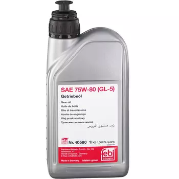 Трансмиссионное масло Febi Gear box Oil GL5 75W-80